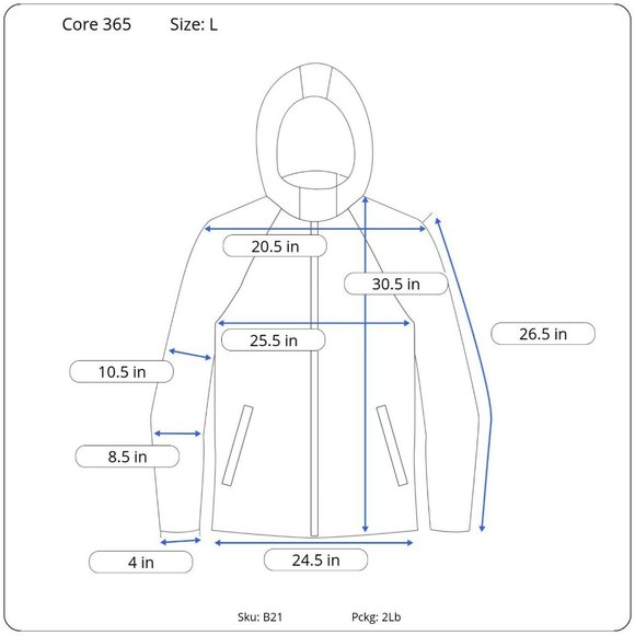 Core 365 Men's Green Jacket Size‎ L - Picture 10 of 10